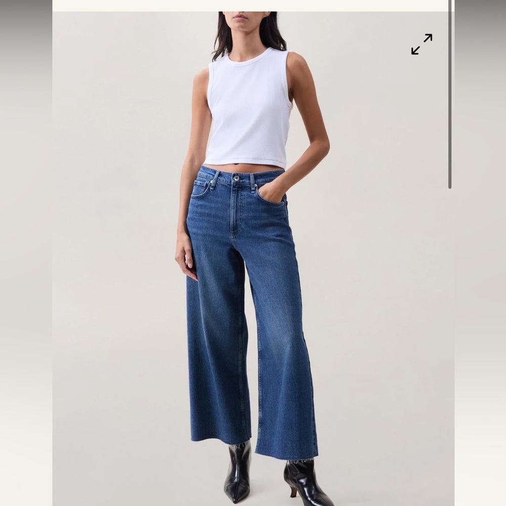 Rag & Bone Serena high-rise crop jean